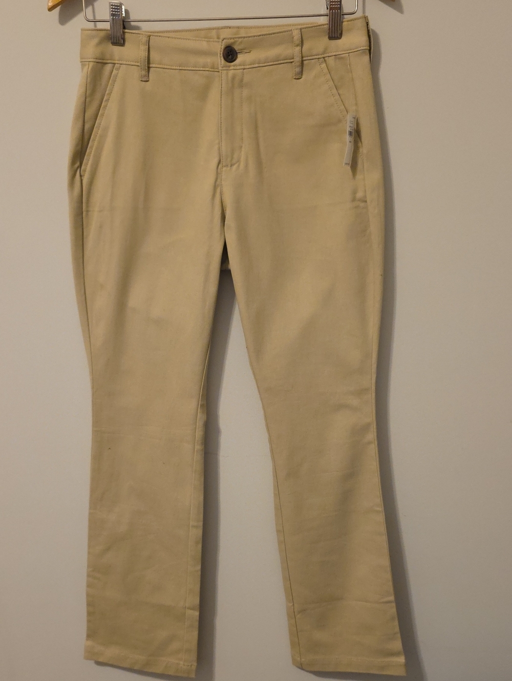 Old Navy High-rise Adjustable Waist Flare Khaki Pants